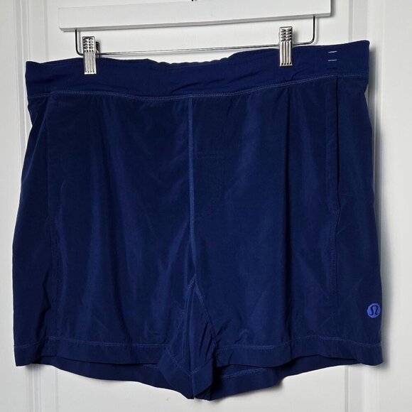 Lululemon Men's Lined Athletic Short 6" - L Blue FLAW - Picture 1 of 5